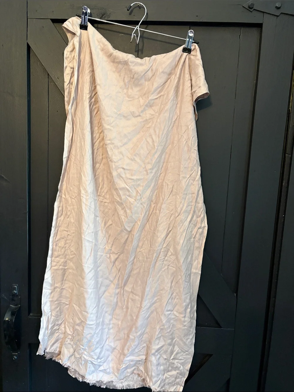 INC International Concepts Light Beige Draped Wrap Scarf